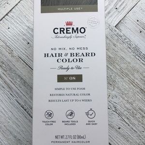 Cremo hair and beard permanent color